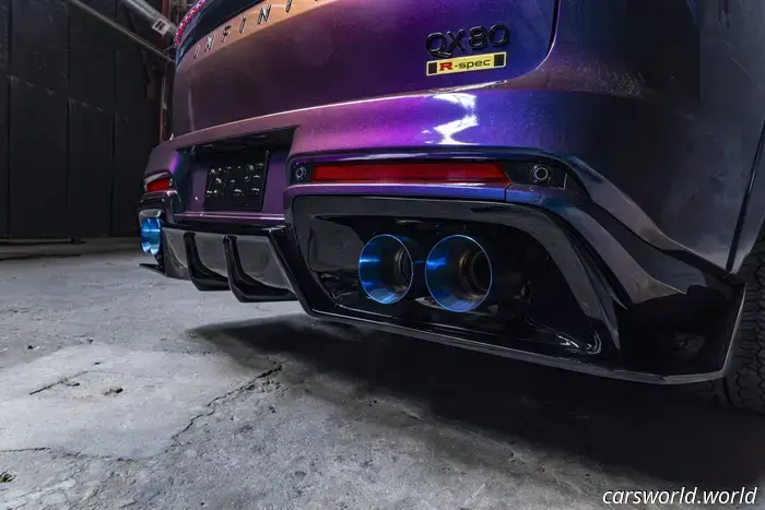 Infiniti придумала 1000‑сильный внедорожник Nissan GT‑R с окраской «Midnight Purple» для SEMA