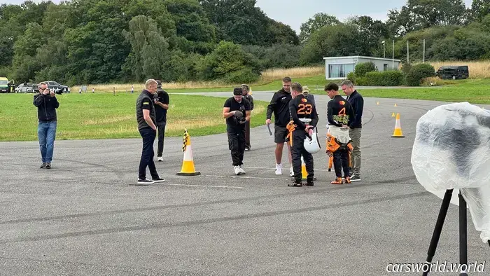 I witnessed F1 champion Lando Norris defeat his McLaren boss in a kart race, and it was an eye-opening experience for me.