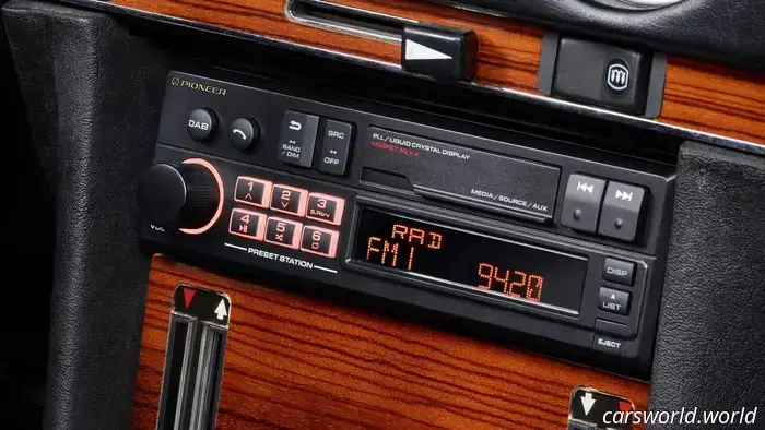 The 'Cassette Deck' on Pioneer’s New Retro Head Unit is, in fact, a USB port.