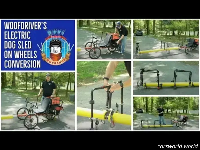 This dog trainer boasts an amazing collection of vehicles specifically designed for dogs.