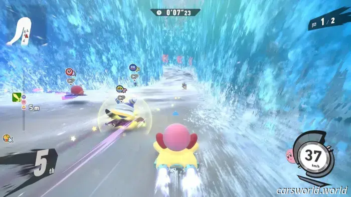 Kirby Air Riders — это не Mario Kart, а Super Smash Bros. на скорости.