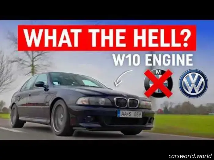 Este BMW M5 E39 Esconde un Motor Volkswagen W10 Perdido Hace Mucho Tiempo
