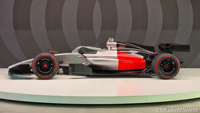Первый болид Audi для Формулы-1 прост, но вызывает сенсацию.