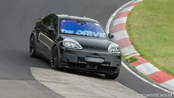 Spotted: 2026 Porsche Cayenne Coupe EV Turbo GT Features Enhanced Aerodynamics