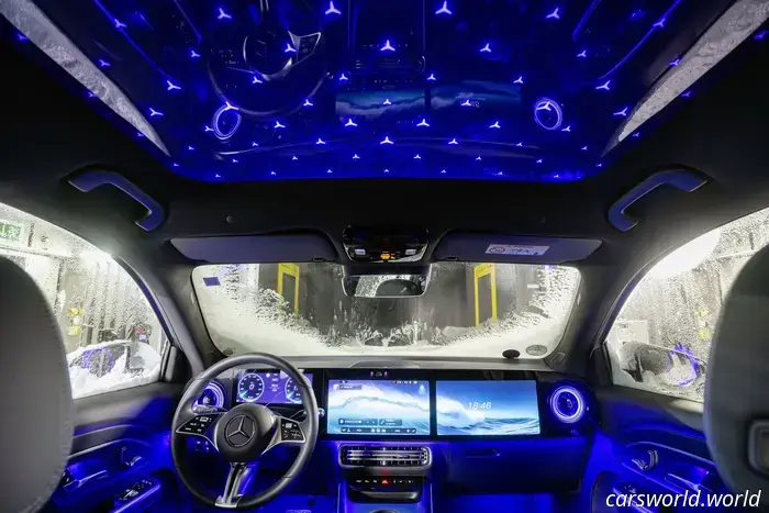 The compact Mercedes-Benz GLB is set to feature an impressive array of screens.