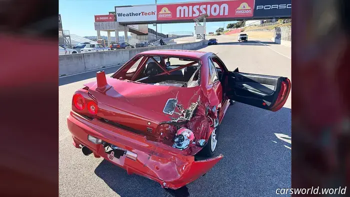 Skyline GT-R Owners File Lawsuit Against Laguna Seca After Tractor Collided with Stationary Vehicles During Red Flag Situation