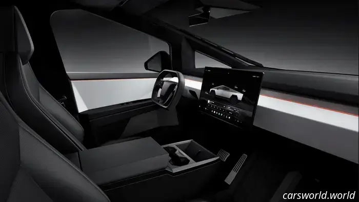 Incorporating a white interior into a Tesla Cybertruck is an $11,000 error.