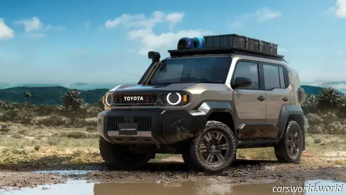 Il nuovo FJ della Toyota è praticamente un Land Cruiser in miniatura.