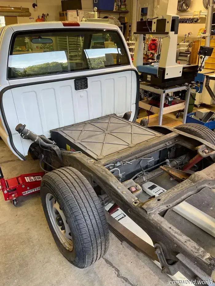 These 1998 Chevy S-10 Electric Pickups were meant to be destroyed, but one individual rescued three of them.