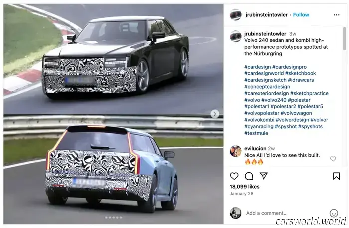 Falsas fotos espía de Volvo causan confusión masiva en Facebook. Es sólo el principio