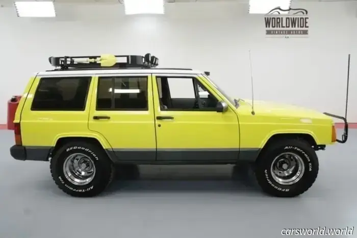 Этот удивительно широкий Jeep Cherokee существует, и вы можете его купить