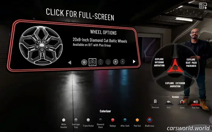 El Nuevo Sitio Web del Charger Daytona de Dodge Parece un CD-ROM Promocional De 1999