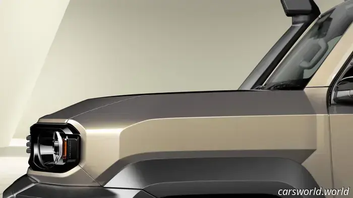 Новый FJ от Toyota по сути представляет собой уменьшённый Land Cruiser.
