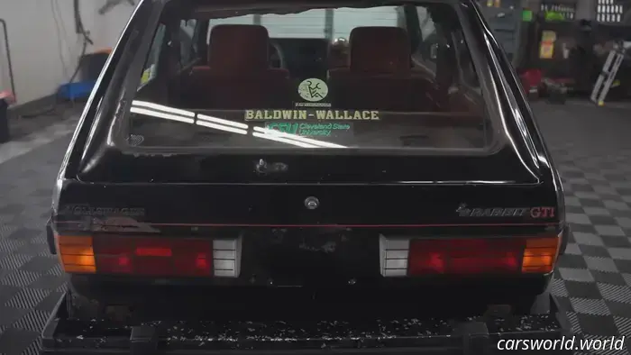 Watch This Mk1 VW GTI Receive Its First Wash After 25 Years of Being Abandoned