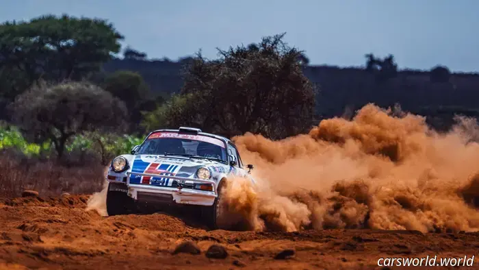 La leyenda de las carreras de Porsche, Zwart, califica el Safari del África Oriental como «probablemente el evento más duro que he hecho».