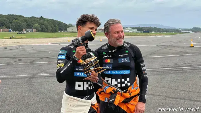 I witnessed F1 champion Lando Norris defeat his McLaren boss in a kart race, and it was an eye-opening experience for me.