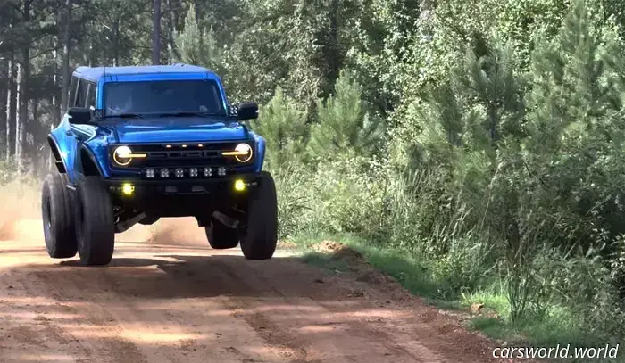 This 7.3L V8 Ford Bronco Raptor conversion is so pristine, it resembles a factory installation.