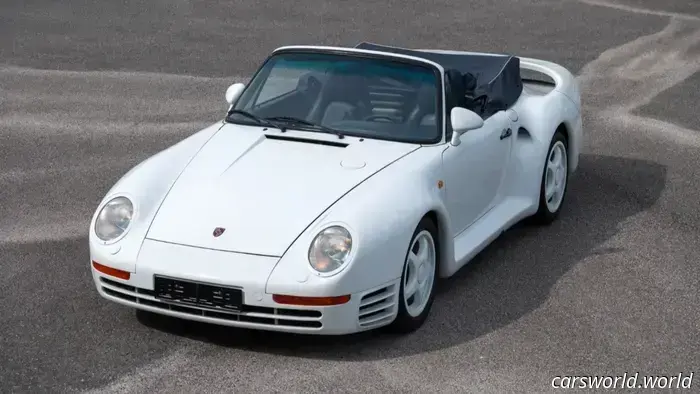 El Único Porsche 959 'Speedster' Sin Techo se dirige a una subasta