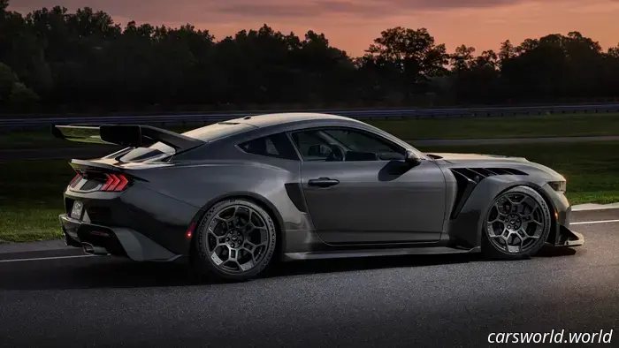 You can now obtain a Ford Mustang GTD in complete naked carbon fiber.