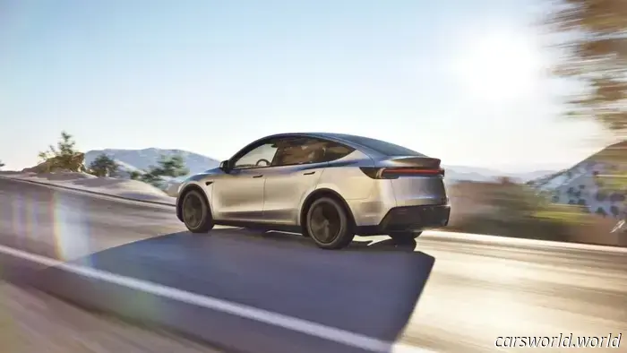 Tesla's New Model Y Engages Regenerative Braking When the Brake Pedal Is Pressed | Carscoops