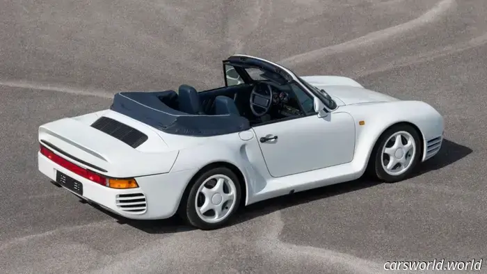 El Único Porsche 959 'Speedster' Sin Techo se dirige a una subasta