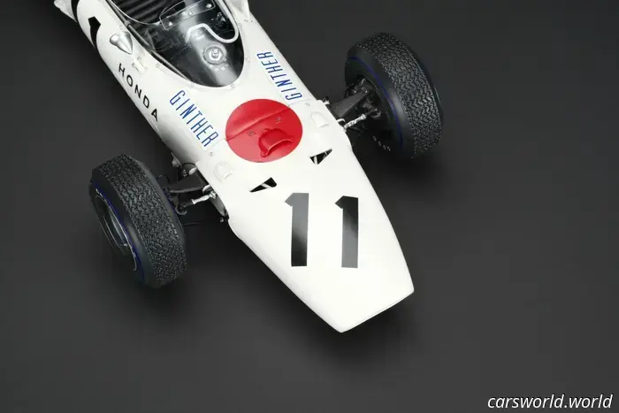 Este modelo de Honda F1 tiene un precio superior al de un automóvil real.