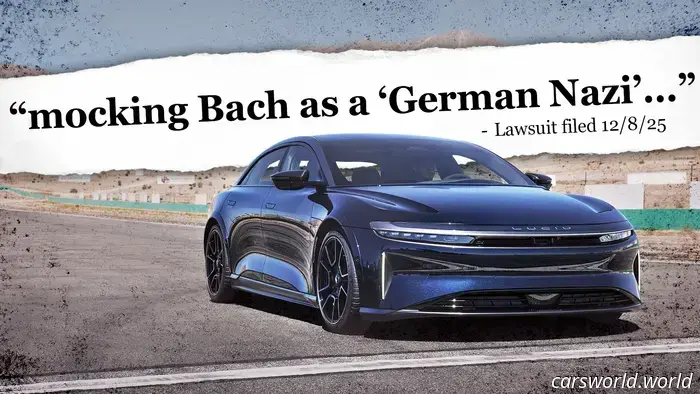 Lucid Motors terminated the Chief Engineer after he voiced concerns over HR referring to him as a 'Nazi,' as stated in a lawsuit.