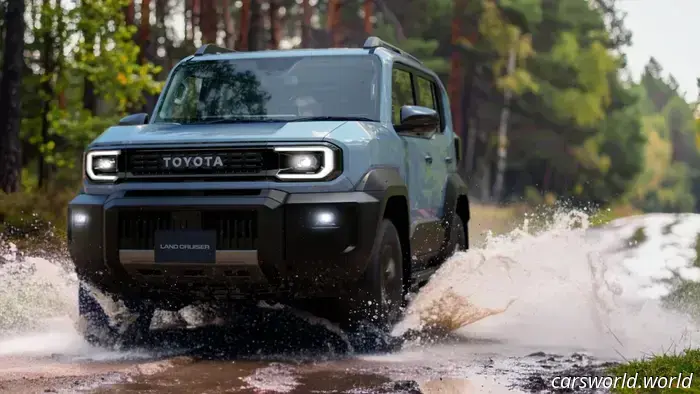 Новый FJ от Toyota по сути представляет собой уменьшённый Land Cruiser.