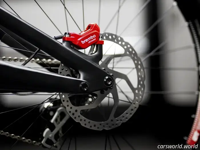 Brembo brakes are being introduced to mountain bikes now.
