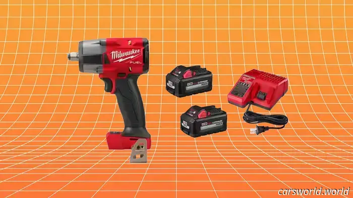 Milwaukee’s Best Impact Wrench for Automotive Use Is Nearly 50% Discounted and Comes with Two Batteries