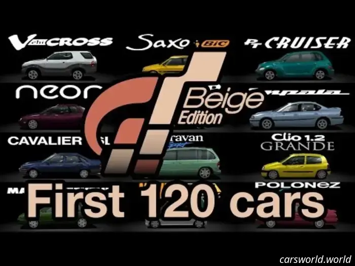 Echa un vistazo a todos los coches poco conocidos y aburridos de pocos polígonos en este mod de fans de Gran Turismo.