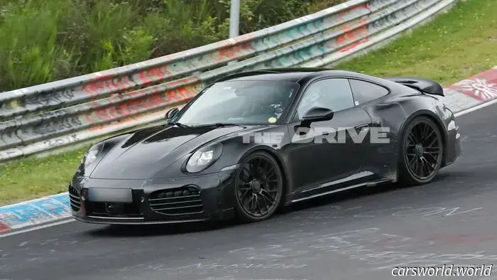 2026 Porsche 911 Turbo Touring засняли: элегантный способ скрыть 700 л.с.
