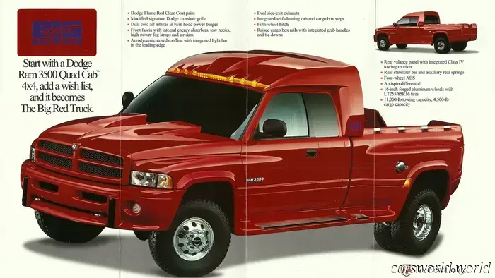 Dodge created this ’98 Ram with a Cummins to resemble a semi-truck, and then destroyed it.