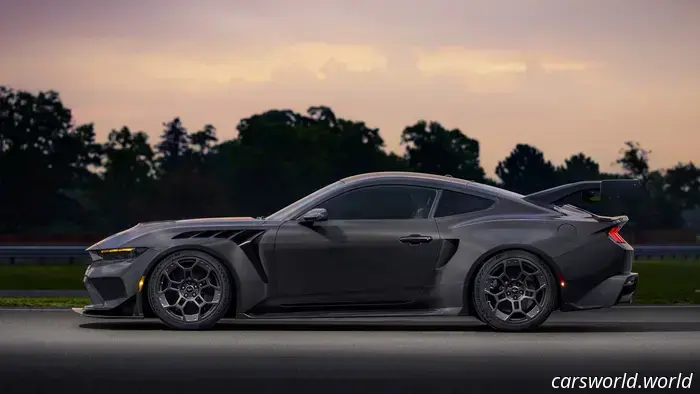 You can now obtain a Ford Mustang GTD in complete naked carbon fiber.