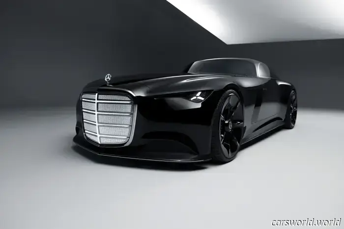 Новый концепт‑кар Mercedes выглядит как будто прямо из мультфильмов про Бэтмена 90‑х.