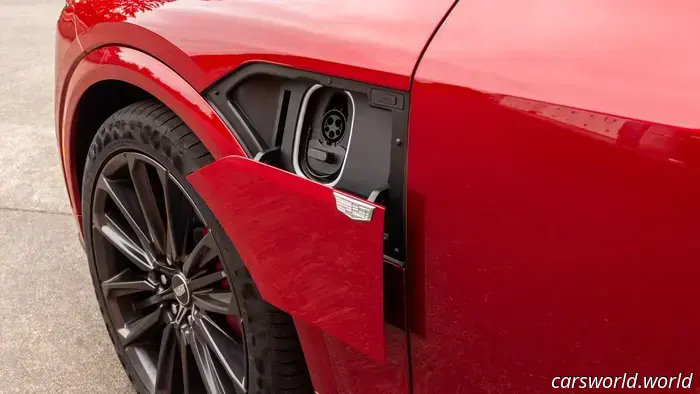 Cadillac has addressed the issue with the Lyriq’s charge port door.