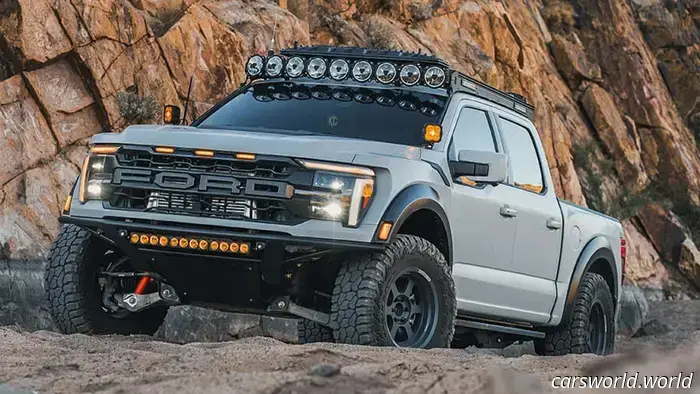 KC Hilites Platform One is an elegant roof rack featuring integrated power.