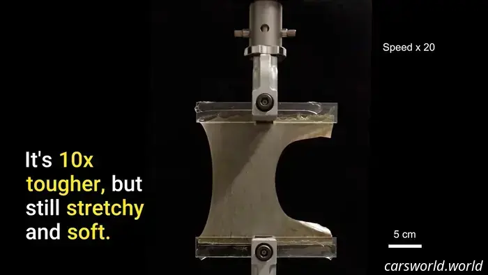 Harvard has developed a method to enhance the toughness of rubber by tenfold, which could have significant implications for the automotive industry.
