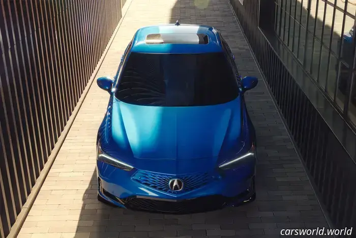 La Acura Integra del 2026 riceve una griglia dello stesso colore che amerai o odierai