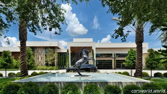 $55M Florida Mansion ‘Casa Maranello’ Is the Ultimate Ferrari Merchandise.