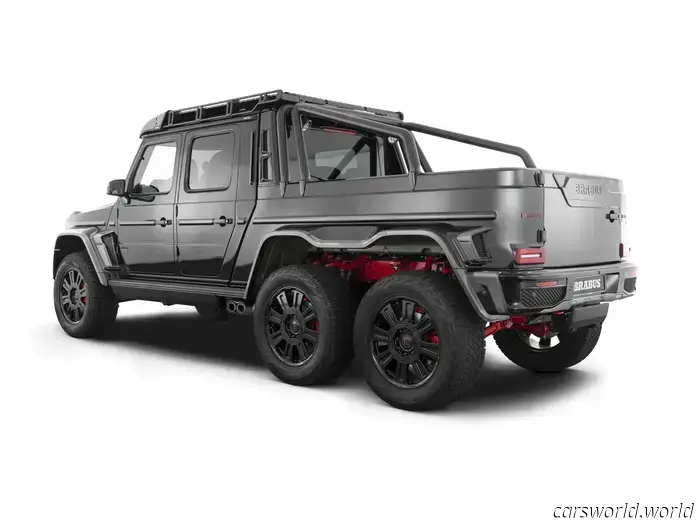 This two-story light bar was designed specifically for a $1.3 million Mercedes G-Wagon.