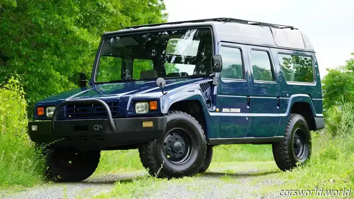 Unique Toyota Mega Cruiser Available for Purchase, Resembling Something from a Pixar Film