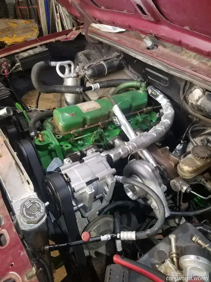 This Ford Ranger service truck, powered by an old John Deere engine, is set to endure longer than any of us.