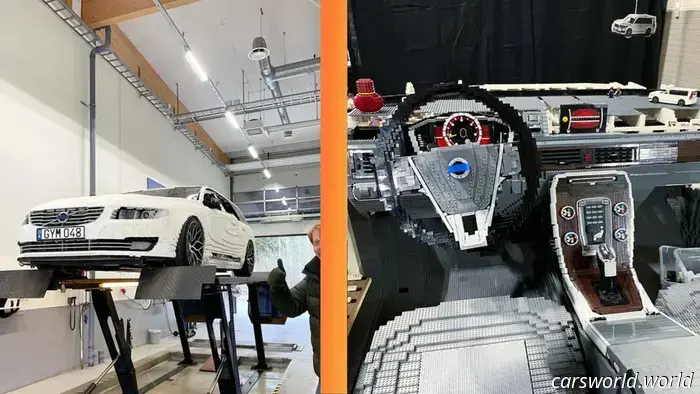 El Vagón Volvo Lego Minuciosamente Detallado Va Más Allá De Cualquier Otra Construcción Que Hayas Visto