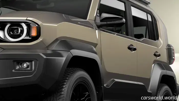 Новый FJ от Toyota по сути представляет собой уменьшённый Land Cruiser.