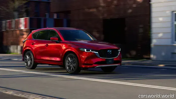 Believe it or not, this is the updated Mazda CX-5.