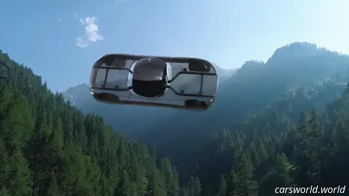 This eVTOL with four wheels continues to promote the concept of the 'flying car.'