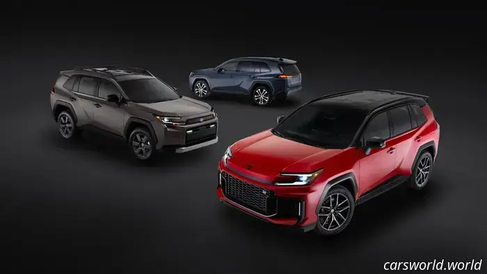 В 2026 году Toyota RAV4 была представлена в полной линейке гибридов мощностью до 320 л.с.