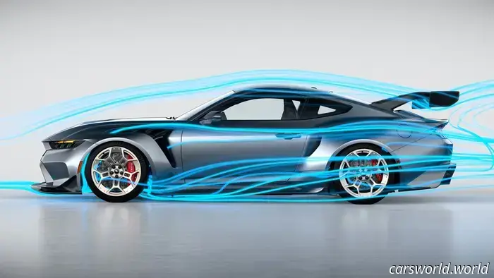Secret Revealed: The Ford Mustang GTD Transferred Its Wing to the Mustang GT3.