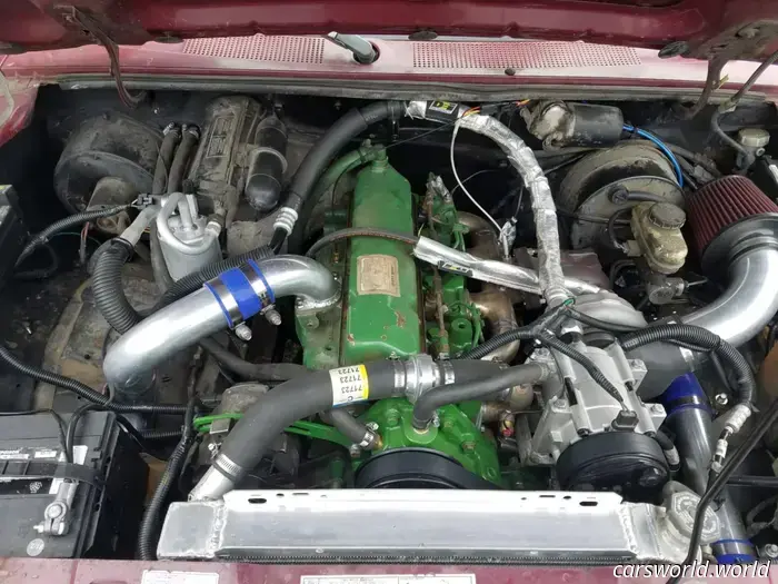 This Ford Ranger service truck, powered by an old John Deere engine, is set to endure longer than any of us.